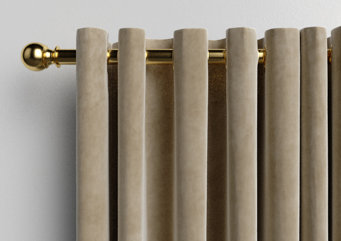 Odessa Velvet, Putty - Made to Measure Curtains - Image 12